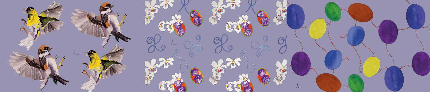 Telas Decorativas - Lila