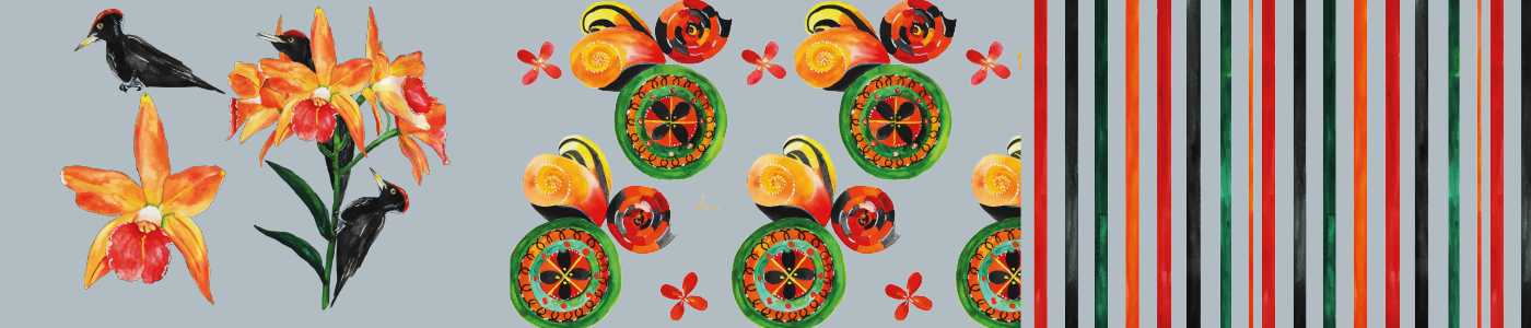 Telas Decorativas - Orange