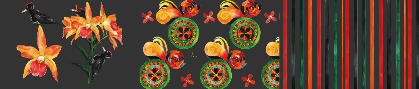 Telas Decorativas - Orange