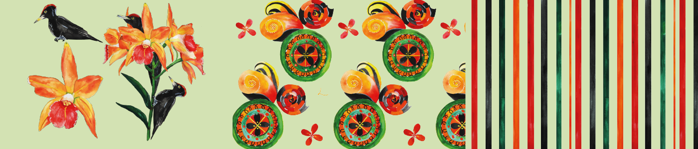 Telas Decorativas - Orange