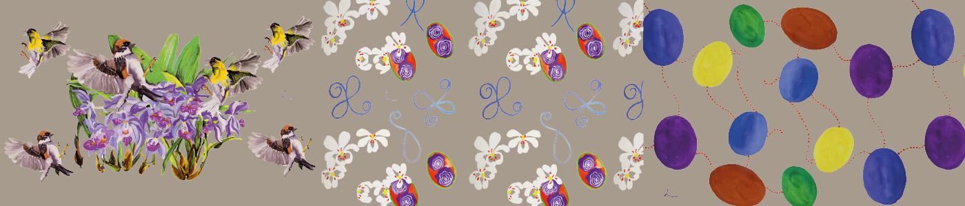 Telas Decorativas - Lila