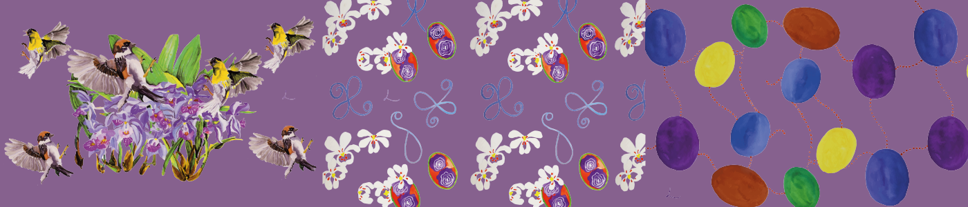 Telas Decorativas - Lila