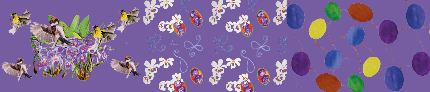 Telas Decorativas - Lila