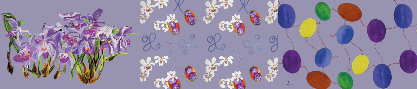 Telas Decorativas - Lila