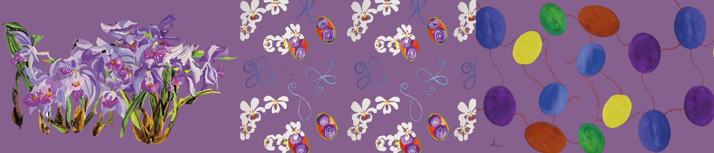 Telas Decorativas - Lila