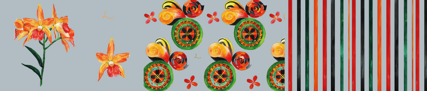 Telas Decorativas - Orange